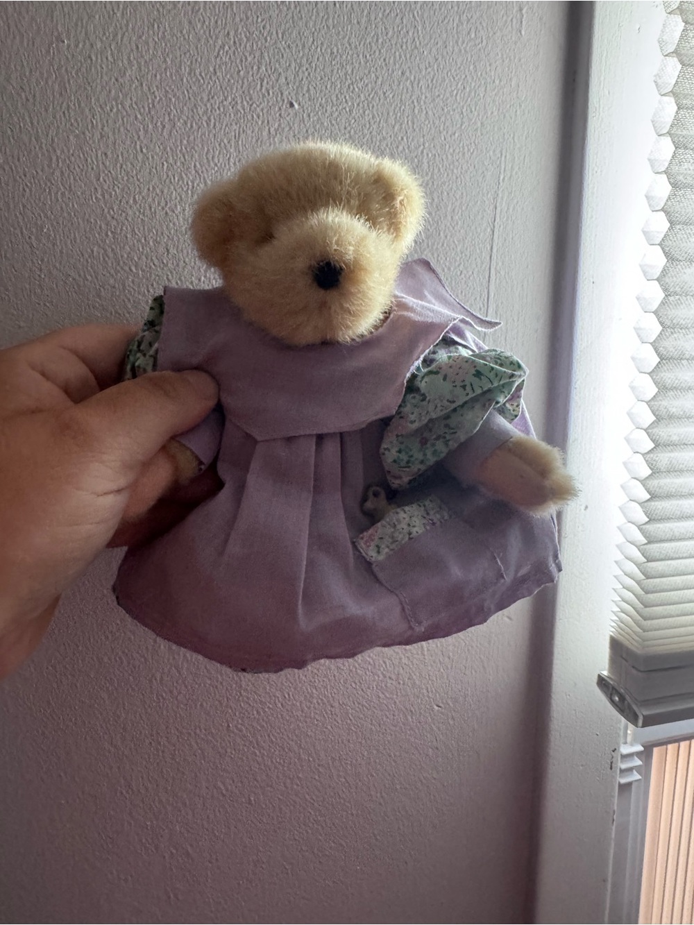 Muddy vanderbear Plush Teddy Bear in Lavender Dress
